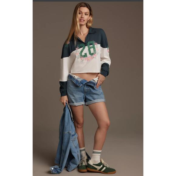 Letluv for Anthropologie Rugby Shirt - New Large - Picture 3 of 5